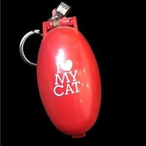 TAKARA 1993 Pocket Critters I Love My Cat Keychain Vintage WORKING